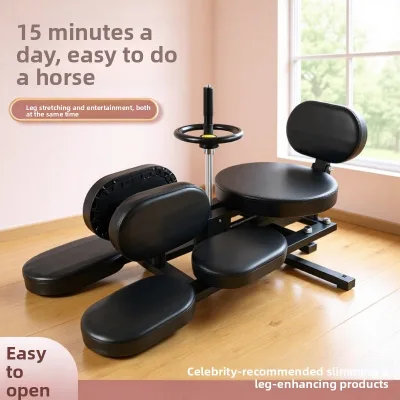 Split-Training Device Stretching Enabling Horizontal Vertical Splits Targeting Thigh Ligaments Promoting Height-Enhancing