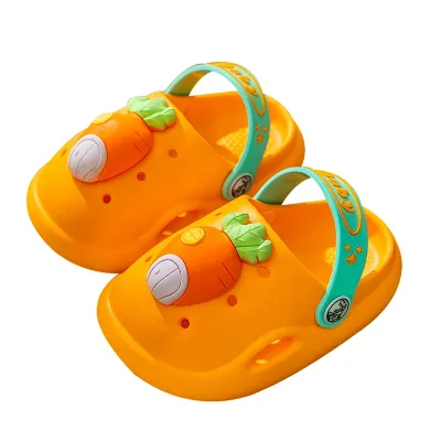 Summer 1-12 Years Old slippers for Boys and Girls Cartoon slippers Baby Kids Garden Sandals