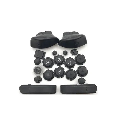 Original Black Replacement L R ZL ZR Button ABXY D-Pad SL SR Button Set for Nintendo Switch & Switch OLED Joy-con Full Buttons