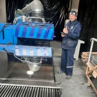 Custom Aluminum Profile Finishing Machine for Flat and Curved Extrusions with Buffing Wheels and VFD Speed Control