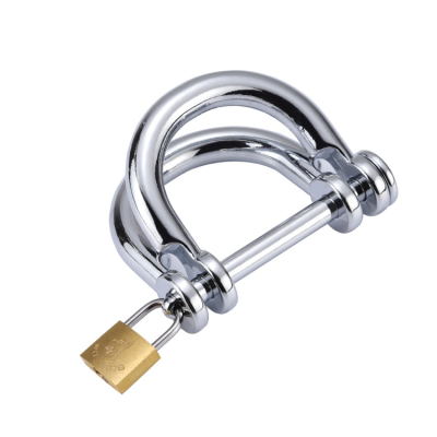 Iron Steel Chain Handcuff Wholesale Sex Equipment with Bid Double Lock, Metal Hand Cuffs for Sex