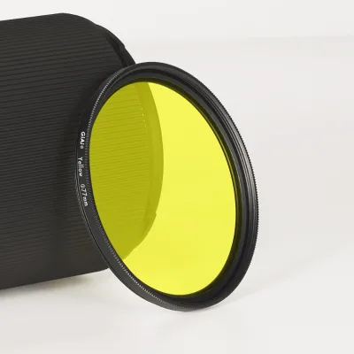Full Spectrum Colorful Glass Camera Lens Filter for Black & White Photography with 18-layer Nano Coating Antifog 49mm-86mm Sizes