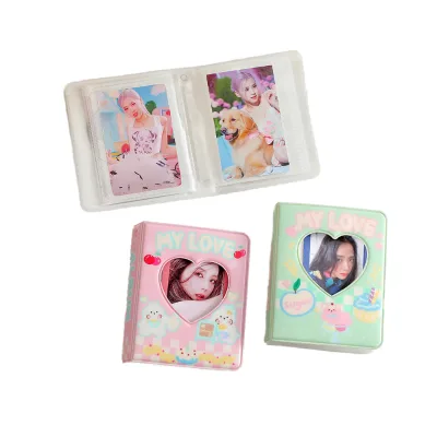 Cute Star Chasing Photo Album Storage 40 Grids PVC Cover Cartoon Design Book Photocard Holder Heart Hollow 'My High Quality