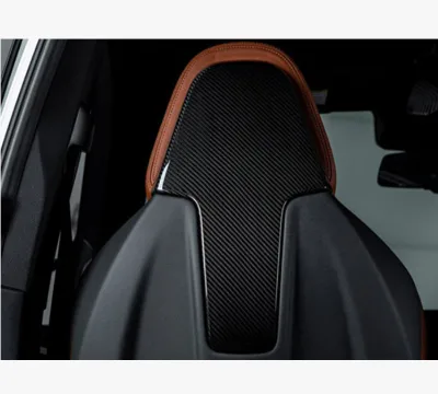 Car Headrest Seat Cover for bmw G42 Dry Carbon Fiber Seat Backs
