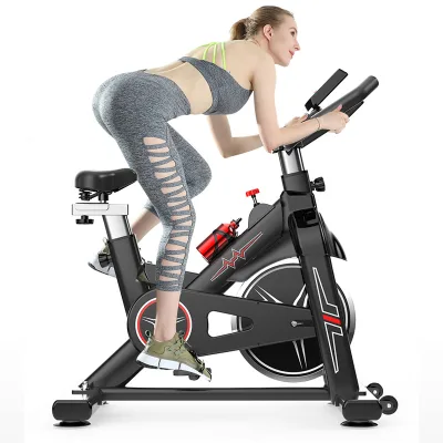 Ultra-quiet Commercial Indoor Cycling Bike, Stable Base Stationary Exercise Bicycle, Fitness Equipment for Gym Cardio Training