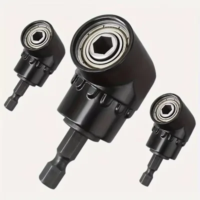 105 Degree Right Angle Drill Extension Handle Corner Puncher Change Direction Bend Hexagonal Right Angle Drill Attachment