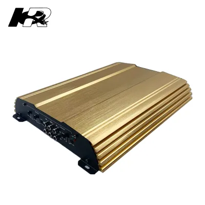 Zeming ZM-480 4 Channel Full Range Car Audio Amplifier AB Class 80*4 Rms Watt 4 Ohms Speaker Variable Crossover 12-24V for Sedan