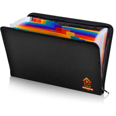 A4 Size Rainbow Expanding Accordion Self-Standing Filing Product for Document Storage