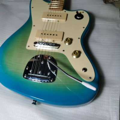 Electric Guitar with Ocean Burst Finish
