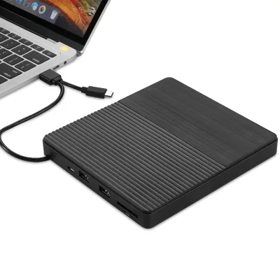 Factory Direct Sales 4 in 1 Function Usb3.0 External Mobile Optical Drive Notebook DVD -RW DVD