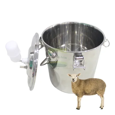 Factory Wholesale 5L Electric Portable Milking Equipment Stainless Steel Barrel Milking Machine for Animal Husbandry