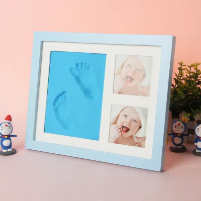 New Products in 2024 Baby Shower Gifts for Newborn Baby Hand Foot Imprint  New Mom Nursery Memory Art Kit