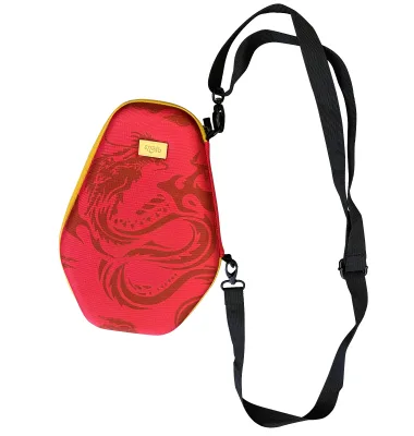 Special-shaped PingPong Paddle Storage Bag Hard EVA Table Tennis Racket Case with Shoulder Belt Easy Carry