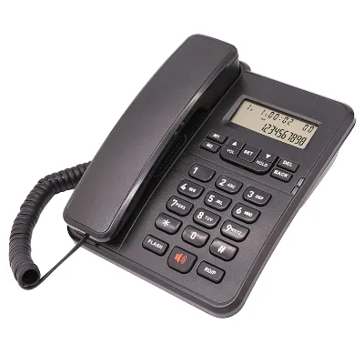 Factory direct low cost fixed phone for home or office hotel room basic Call ID corded telephones