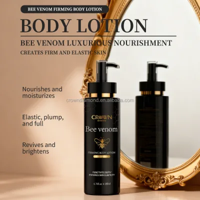 Private Label Custom Bee Venom Firming Smooth Fine Line Moisturizing Penetrate Enhance Elasticity Body Lotion