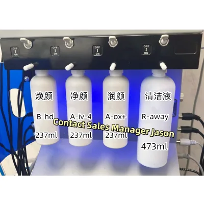 Hydra Oxygen Peel Machine Solution Hydra Replacement Tips Facial Solution Serum for Skin Care