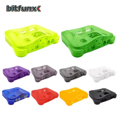 Bitfunx N64 Shell Replacement Housing for Nintend 64 Replacement Case Retro Game Accessories N64 Games