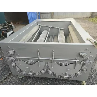 Quality Assurance Small-Scale 400kg Capacity Fruit Vegetables Washing Machine with Engine for Agri-Food Disinfection