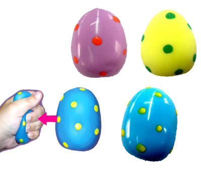 Hot Selling Squeeze Color Easter Egg