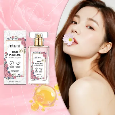 Mokeru Rose Hair Perfume Spray with Long-Lasting Floral Fragrance Nourishing Hydration