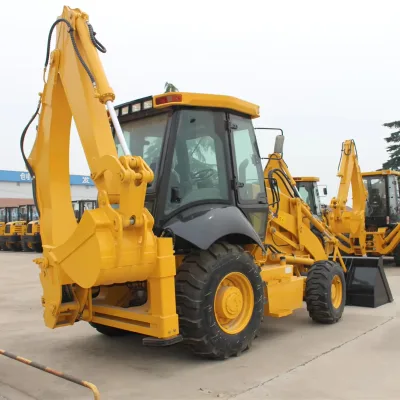 2.5 Ton Payload Backhoe Dual-Function Loader Integral Vehicle Frame Foundation Digging Backhoe Adjustable Boom Backhoe