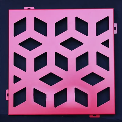 Exterior Wall PE Aluminum Plate Decorative Aluminum Plate Perforated Aluminum Plate