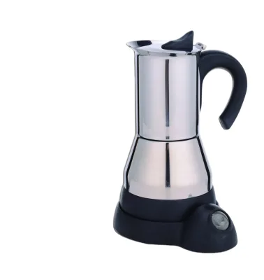 ODM Factory Customize Steinless Steel Coffee Pot Electric Espresso Moka Coffee Maker
