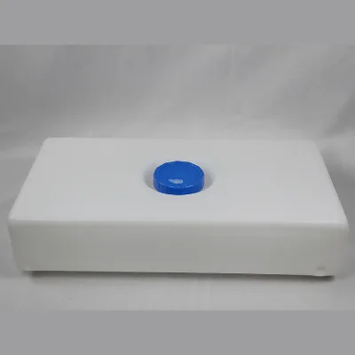 White Food Grade PE RV Water Tank with Blue Cover 200L RV PARTS TY200L for Retrofit/Upgrade