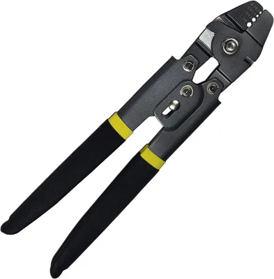 Fishing Crimping Pliers Heavy Duty Stainless Steel Wire Rope Tool Fishing Tackle Pliers Built-in Wire Cutters Crimp Sleeves