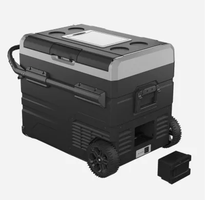 CE Certified Car Refrigerator Dual Zone TWW35 Energy Efficient 12V/24V DC Portable Cooler with Smart LCD Touch Screen
