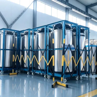 High Quality Low-Temperature Liquid Storage Vessel Horizontal 210L Liquid Ar High Pressure Nitrogen Tanks