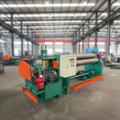 Full Automatic 3 Roller Stainless Steel & Carbon Steel Roll Forming Machine with End Forming
