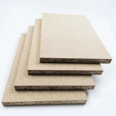 Eco-Friendly Chipboard Particleboard Sheet 3mm-25mm Scratch Heat Resistant Good Stability for Kitchen Cabinets Furniture Indoor
