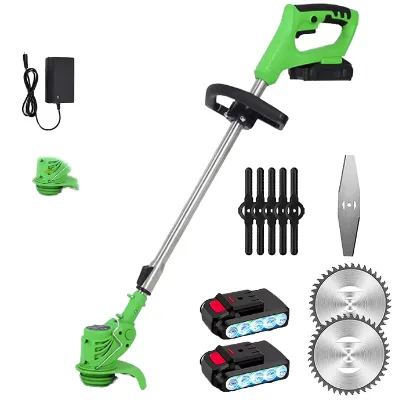 HH 21V Cordless Swing Metal Blade 141cm Cutting Width 1380W Power Filament Grass Trimmer 3-Year Warranty Brushcutter Lawn Mower