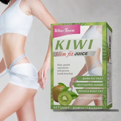 Organic Kiwi Slimming Tea for Adults-Flat Belly Diet Drink Sugar-Free Low-Carb Decaffeinated Weight Loss Vitamin-Rich Box
