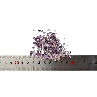 Purple Crystal Glass Sand Decorative Crushed Glass Aggregate for Terrazzo and Landscaping
