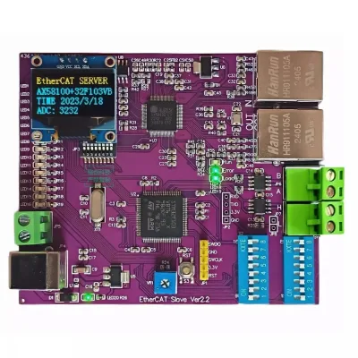 Slave development board STM32+AX58100/LAN9252