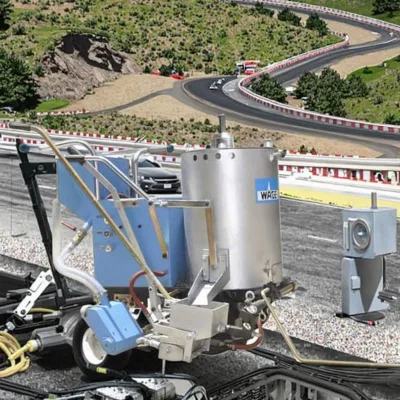 Highway Painting Machine New Thermoplastic Road Marking Paint Line with Reliable Engine and Pump Components