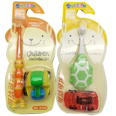2023 China Hot Selling Cute Dog Brand logo Custom Soft Kids Toothbrush
