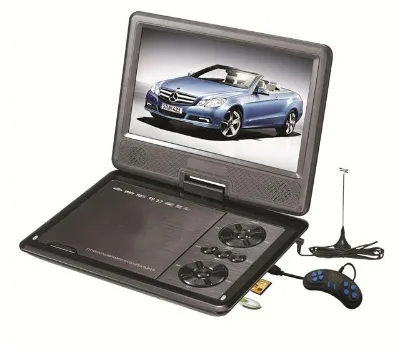 Built-in Battery 13 Inch Portable for Player with 1 Year Warranty Multi-Standard TV FM Game & Home Use