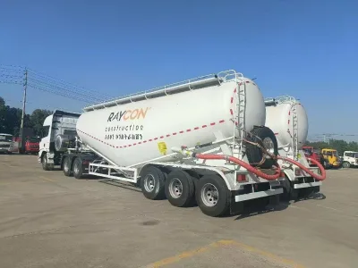 40/50 Cubic Meter Bulk Powder Material Tank Semi Trailer