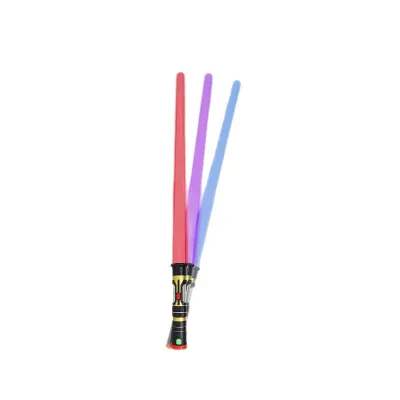 Joylit Wholesale New Arrival Flashing Plastic 80cm with Sound Glowing Light Saber LED Toy Sword for Party
