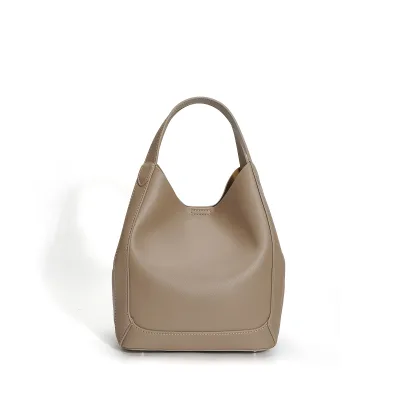 Hot Selling 2 Piece Set Handbags Easy Carry Durable the Vintage Leather Bucket Bags