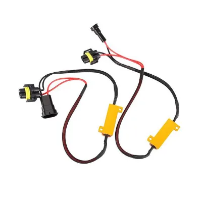 H11 H8 H9 50W 6Ohm LED Load Resistor Fix Hyper Flashing Blinking Canbus Car Resistor Error Warning Canceller