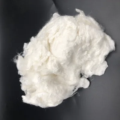 Raw White Color Bamboo Fiber 1.4D * 38MM