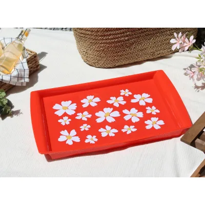 Flower Tableware Pitcher Tumbler Tray Custom Pattern Available