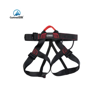 Camnal Stainless Steel Half Body Safety Belt Quick Connect Buckle Adjustable Length Downhill Plane Drop Tree Climbing Arborist