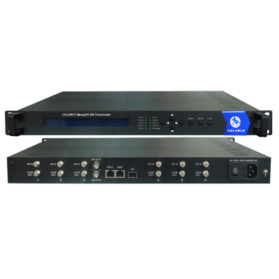 COL5081T Mpeg2 H.264 8 SD 4 HD bidirectional IP ASI input Transcoder