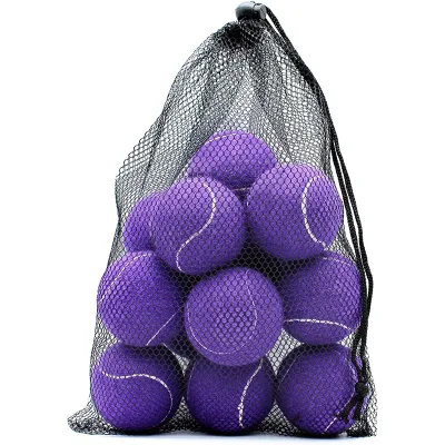 12 Pack Durable High Elastic Advanced Pressure Practice Tennis Ball Dog Training Tennis Ball