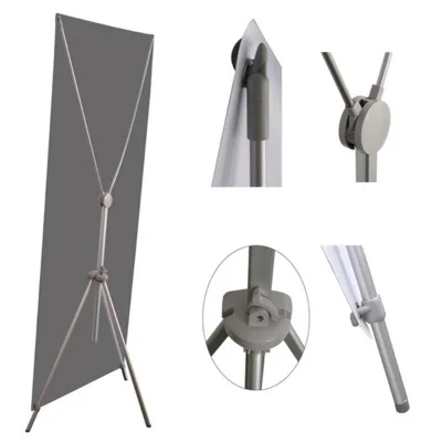 Outdoor Foldable Banner Stand for Advertising Adjustable Banner Stand